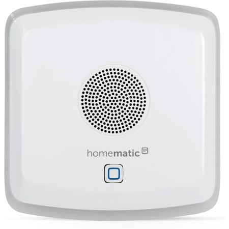 Homematic IP Smart Home 152348A0 Combi Señalización acústica + óptica Gong para Timbre de Puerta sin Cable, Funciona con Pilas,