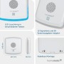 Homematic IP Smart Home 152348A0 Combi Señalización acústica + óptica Gong para Timbre de Puerta sin Cable, Funciona con Pilas,