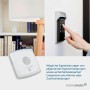 Homematic IP Smart Home 152348A0 Combi Señalización acústica + óptica Gong para Timbre de Puerta sin Cable, Funciona con Pilas,