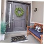 1juego Campana De Hierro Fundido Estilo Rústico Timbre Manual Para Puerta Decoración De Jardín Multiusos Sonido Y Fuerte
