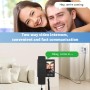 TKMARS Timbre con Camara Exterior, Videoportero, Visión Nocturna Infrarroja，1080P Timbre Inalámbrico Exterior Impermeable con