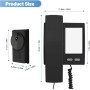 TKMARS Timbre con Camara Exterior, Videoportero, Visión Nocturna Infrarroja，1080P Timbre Inalámbrico Exterior Impermeable con