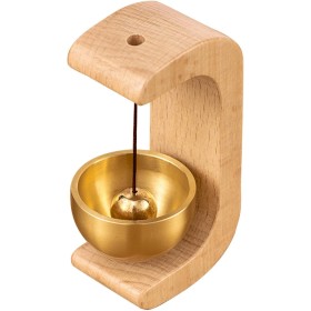 usefulbeauty Campana de Campana de Puerta magnética, Timbre de Madera magnética - Timera Decorativa para la Entrada,Campana de