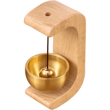 usefulbeauty Campana de Campana de Puerta magnética, Timbre de Madera magnética - Timera Decorativa para la Entrada,Campana de