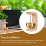 usefulbeauty Campana de Campana de Puerta magnética, Timbre de Madera magnética - Timera Decorativa para la Entrada,Campana de