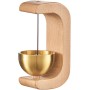usefulbeauty Campana de Campana de Puerta magnética, Timbre de Madera magnética - Timera Decorativa para la Entrada,Campana de