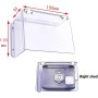 Gettimore Cubierta de lluvia eléctrica para exteriores, cerradura mecánica electrónica, cubierta protectora impermeable acrílico