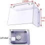 Gettimore Cubierta de lluvia eléctrica para exteriores, cerradura mecánica electrónica, cubierta protectora impermeable acrílico