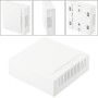 Bulevisiter Panel de timbre de puerta, panel de timbre de puerta de sonido Din Don, 220 V con cable de volumen claro, alto