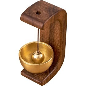 Timbre para Apertura De Puerta, Timbre De Puerta De Madera, Timbre Decorativo Dorado para Comerciantes - Timbre Magnético con