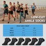 Calcetines Tobilleros 6 Pares, Transpirables Cortos Deporte Antiampollas, Running Algodon Para Hombre Mujer, Ideales Casa,