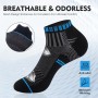 Calcetines Tobilleros 6 Pares, Transpirables Cortos Deporte Antiampollas, Running Algodon Para Hombre Mujer, Ideales Casa,
