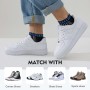 Calcetines Tobilleros 6 Pares, Transpirables Cortos Deporte Antiampollas, Running Algodon Para Hombre Mujer, Ideales Casa,