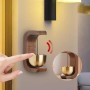 Timbre de puerta de madera – Timbre magnético decorativo para puerta, adorno de interior ligero para regalo de inauguración de