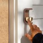 Timbre de puerta de madera – Timbre magnético decorativo para puerta, adorno de interior ligero para regalo de inauguración de