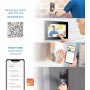 NIVIAN Videoportero Inteligente WiFi Full HD para Exterior con Monitor Táctil, Conexión de 2 Hilos, Control por Voz