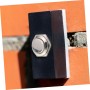 jojofuny 2 Botones de Timbre para Puerta Botón Pulsador para Timbre Reinicio Automático Montaje en Panel