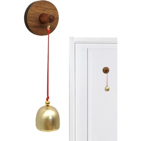 Shopkeepers Bell - Timbre de puerta de metal vintage con respaldo adhesivo, timbre decorativo para puerta | Timbre de viento