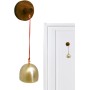 Shopkeepers Bell - Timbre de puerta de metal vintage con respaldo adhesivo, timbre decorativo para puerta | Timbre de viento