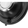 ZiStarlilife Timbre de puerta, botón redondo de metal, botón pulsador de timbre de puerta de metal DC12-24v con tornillos,