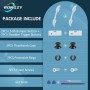 2 Juegos LB RB Botón de Parachoques para Xbox Series S/X Hombro Botones Disparador de Parachoques para Xbox Series S/X Soporte