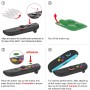 PlayVital Tapas Protectoras de Silicona para Nintendo Switch 2 (2025), 1 Par de Agarres para el Pulgar y 2 Tapas de Botones ABXY