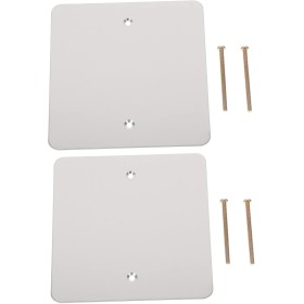 LOORGVEL 2piezas Cubierta De Panel Eléctrico De Acero Inoxidable Tapa Ciega Para Enchufes Y Caja De Techo Resistente Altas