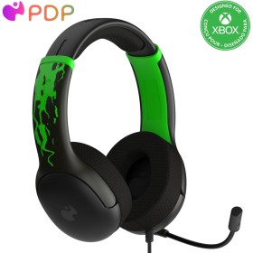 PDP Xbox AIRLITE Wired Headset Jolt Green