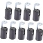 Uonlytech 9piezas Base De Lámpara De Vela Soporte Para Candelabros De Portalámparas Duraderos Y Seguros Para Lámparas De Pared