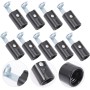 Uonlytech 9piezas Base De Lámpara De Vela Soporte Para Candelabros De Portalámparas Duraderos Y Seguros Para Lámparas De Pared