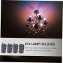 Uonlytech 9piezas Base De Lámpara De Vela Soporte Para Candelabros De Portalámparas Duraderos Y Seguros Para Lámparas De Pared