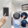 BlueXP 6 Piezas Protector pared Interruptor Luz Unica 6 Piezas Forma Cuadrada Transparente Placas de Cubierta de Interruptor de