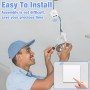 Juego de interruptor inalámbrico, 230 V, 10 A, con interruptor de luz inalámbrico, sin batería, resistente al agua, sin