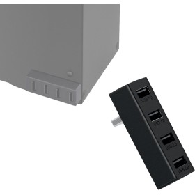 Mcbazel 4 Puertos USB Hub 2.0 para Xbox Series X/S, Adaptador de Expansión Portátil de Alta Velocidad USB Hub Splitter