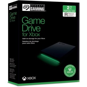 Seagate Technology Game Drive for Xbox, 2TB, External Hard Drive Portable, USB 3.2 Gen 1, Black with built-in green LED bar,