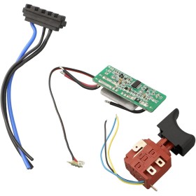 Conector de placa de control de interruptor de herramienta eléctrica, para WORX WU390 WX390 WX390.1 WU390.9 20V H3 accesorio de