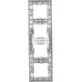 Jandei - Marco de 4 Módulos Cristal Templado, para Instalaciones de Mécanismos Estándar, Interruptores, Enchufes... (Blanco)