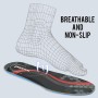 Szdxuw 2 Pairs Memory Foam Insoles for Women and Men - Can Be Cut to Size, Cushioning and Comfortable, Replacement Insole for