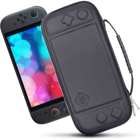 sisma Funda Delgada Compatible con Nintendo Switch 2 - Estuche para Guardar y Proteger Consola Switch2 y Accesorios - Bolsa de
