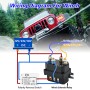 DieseRC Interruptor del Mando a distancia de Motor CC Inalámbrico, Controlador de Receptor Relé de CC 12V 80V 5A con 2