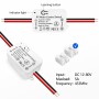 DieseRC Interruptor del Mando a distancia de Motor CC Inalámbrico, Controlador de Receptor Relé de CC 12V 80V 5A con 2