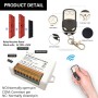 DieseRC Interruptor de control remoto de relé inalámbrico de 2 canales 433Mhz RF AC 220V 230V 10A Receptor de relé con 2