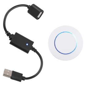 Interruptor de control remoto USB, interruptor de 5 V con mando a distancia, interruptor de un solo toque, receptor con