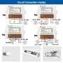 DieseRC Interruptor de mando a distancia de Relé Inalámbrico de 2 Canales 433MHz RF DC 5V 12V 24V 30V 10A Receptor de relé con 2