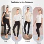 SINOPHANT Mallas Deporte Mujer de Cintura Alta, Leggins de Control de Abdomen Opacas, Elásticas, Leggings Mujer Vestir, Suaves