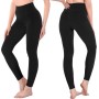SINOPHANT Mallas Deporte Mujer de Cintura Alta, Leggins de Control de Abdomen Opacas, Elásticas, Leggings Mujer Vestir, Suaves