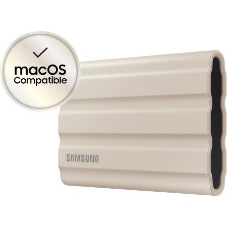 SAMSUNG T7 Shield SSD Portátil 2TB, USB 3.2 Gen.2, SSD Externo, Beige (MU-PE2T0K/EU)