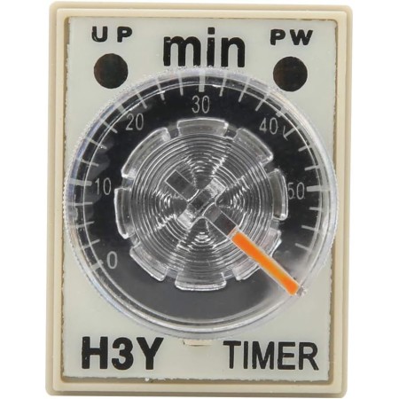 Relé de Retraso del Temporizador H3Y-2 0~60 Minutos 5A Propósito Múltiple (220 Vac)