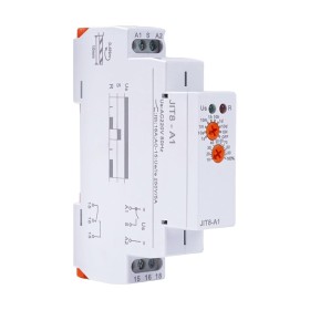 Relé Temporizador de función única Buyweek JIT8-A1, Tipo riel DIN, CA 220 V, Mini relé Temporizador de retardo de Encendido