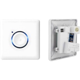 RASMACOR | Interruptor Temporizador Táctil LED de Pared IP66 | para Uso en Exteriores e Interiores | 16 Niveles de Ajuste de